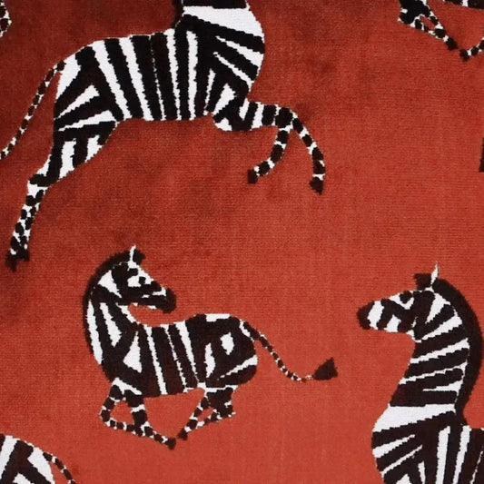 Farlowe Garnet Animal Red Large Throw Pillow Insert - LOOMLAN - D.V. Kap - Throw Pillows