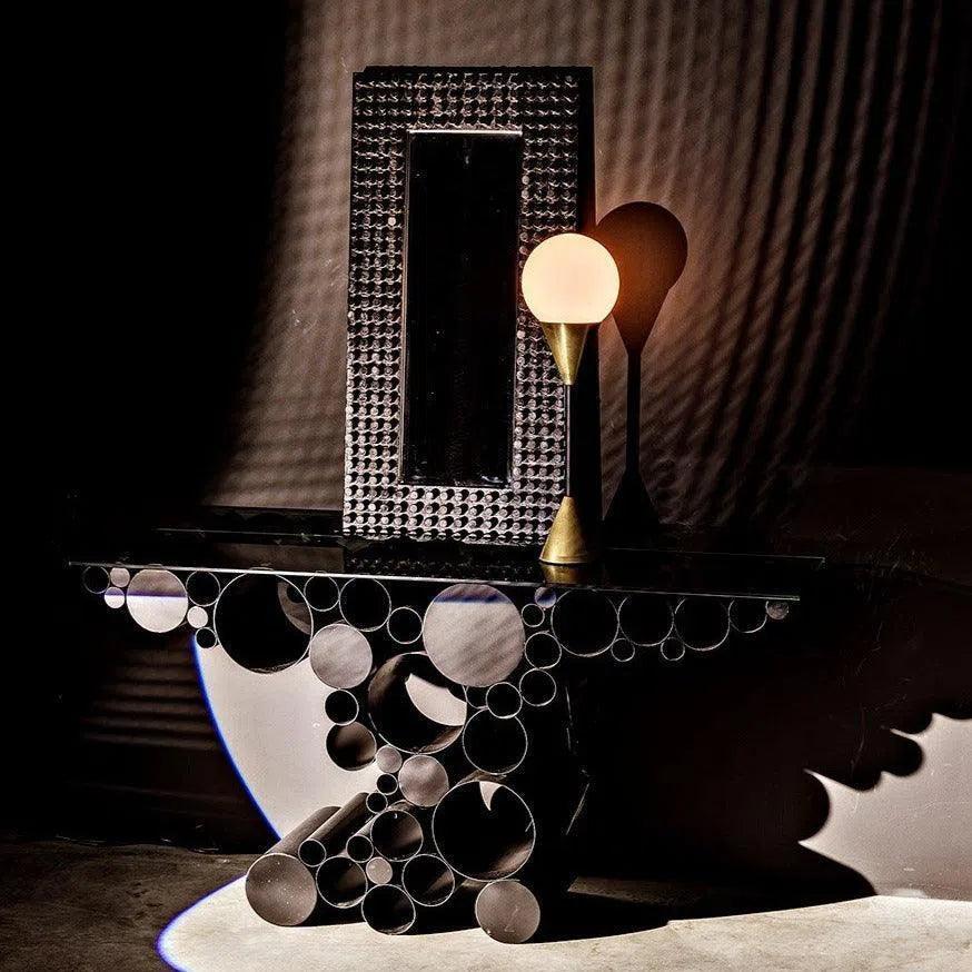 Faustus Mirror Black Wall Mirror - LOOMLAN - Noir - Wall Mirrors