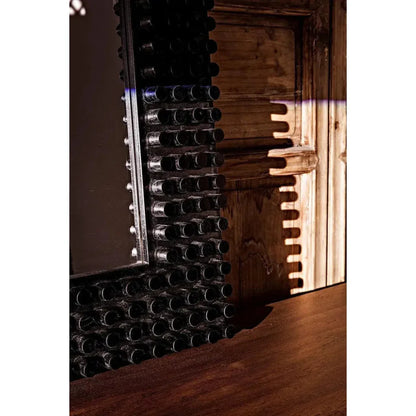 Faustus Mirror Black Wall Mirror - LOOMLAN - Noir - Wall Mirrors