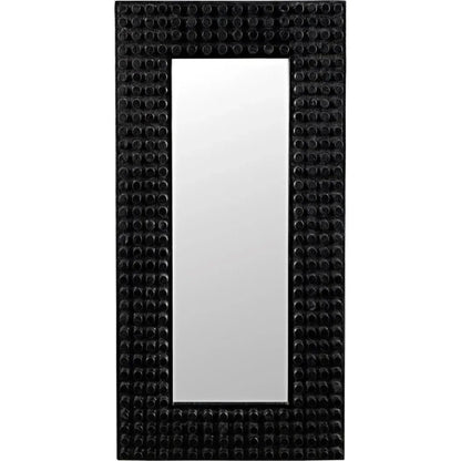 Faustus Mirror Black Wall Mirror - LOOMLAN - Noir - Wall Mirrors