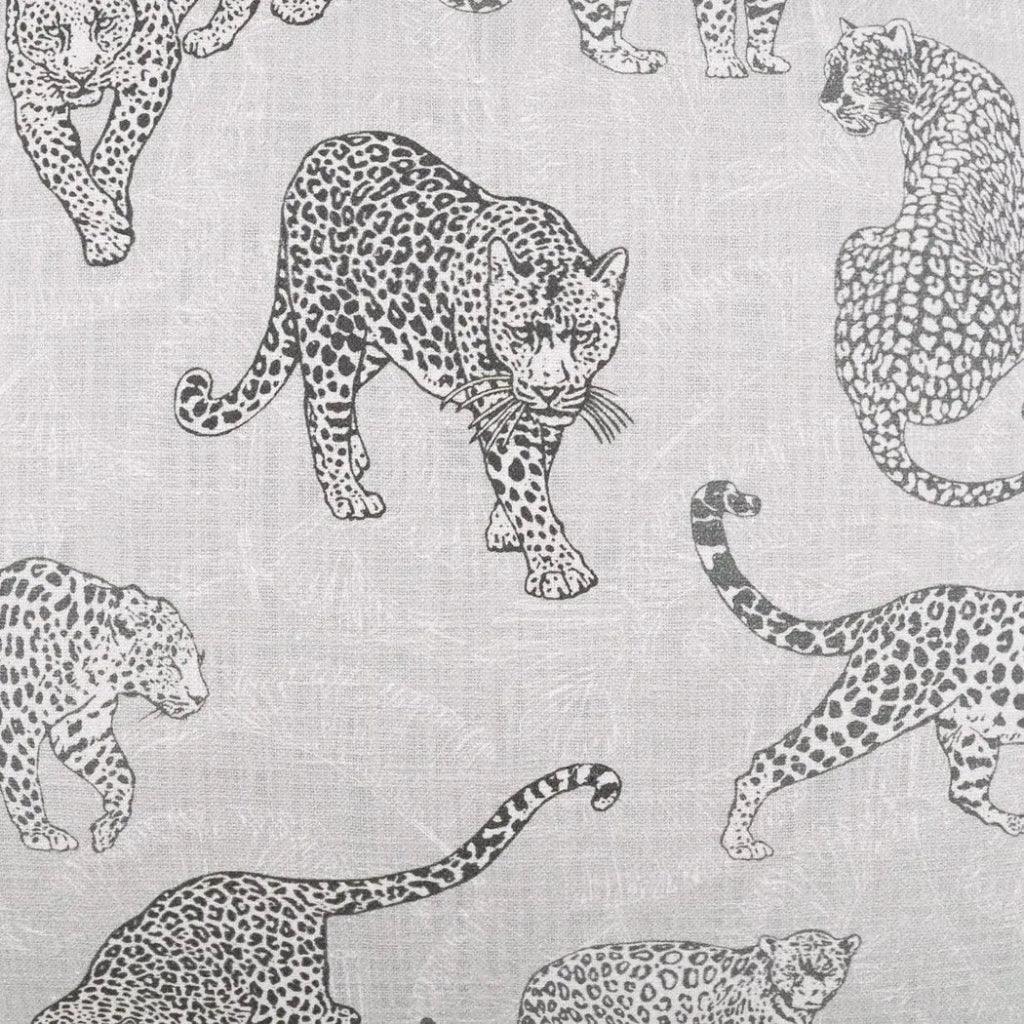 Felidae Grey Throw Pillow With Insert - LOOMLAN - D.V. Kap - Throw Pillows