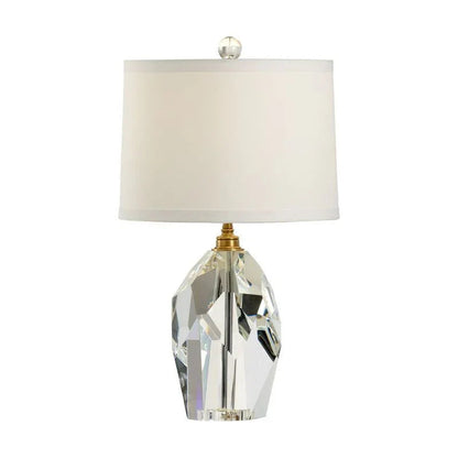 Fenton Crystal And Brass Table Lamp - LOOMLAN - Wildwood - Table Lamps