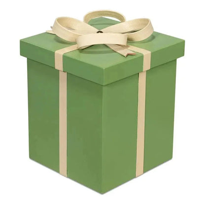 Ferrell Leather & Mdf Green Holiday Boxes Set of 3 - LOOMLAN - Sarreid - Boxes & Bowls