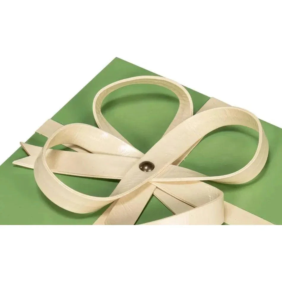 Ferrell Leather & Mdf Green Holiday Boxes Set of 3 - LOOMLAN - Sarreid - Boxes & Bowls