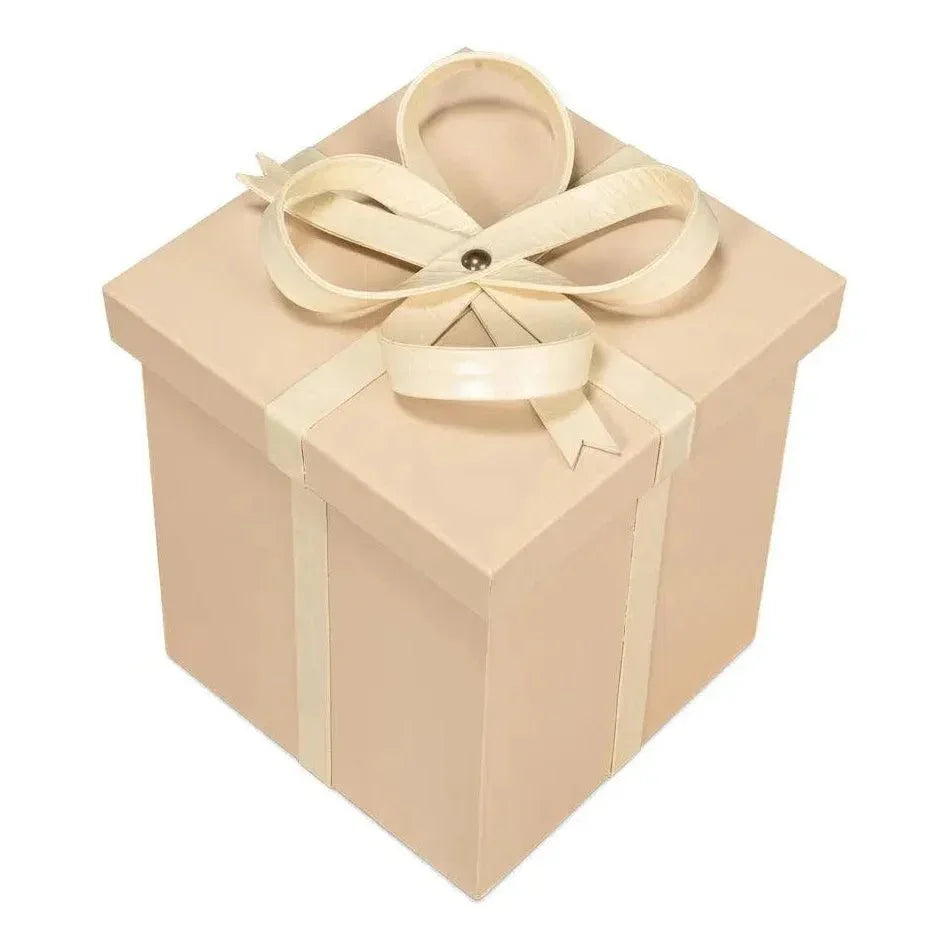 Ferrell Leather & Mdf Taupe Holiday Boxes Set of 3 - LOOMLAN - Sarreid - Boxes & Bowls