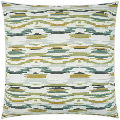 Fiesta Lagoon Green Teal Large Throw Pillow Insert - LOOMLAN - D.V. Kap - Throw Pillows