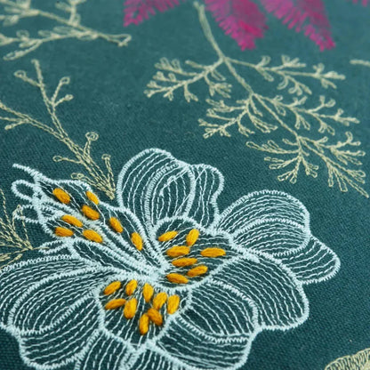 Fiona Teal Throw Pillow With Down Insert - LOOMLAN - LOOMLAN - Throw Pillows