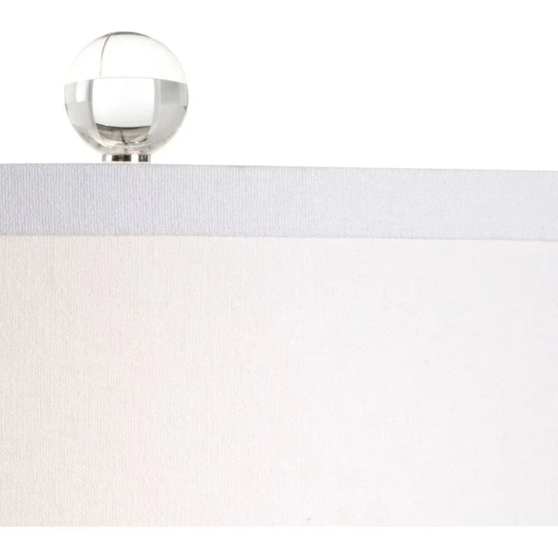 Fish Tail White Glaze Ceramic Table Lamp - LOOMLAN - Wildwood - Table Lamps