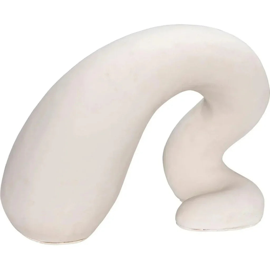 Fisnik Fiber Cement White Sculpture - LOOMLAN - Noir - Statues & Sculptures