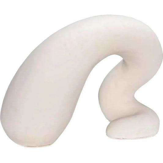 Fisnik Fiber Cement White Sculpture - LOOMLAN - Noir - Statues & Sculptures