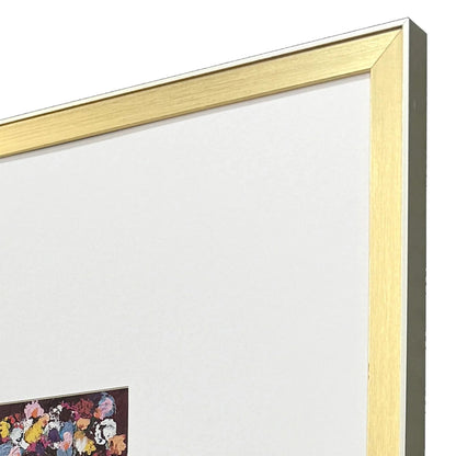 Floral Emotions Blue Canvas Art 4PC