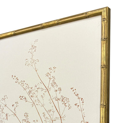 Floral Trace III Wood Frame Multi Canvas Art 2PC