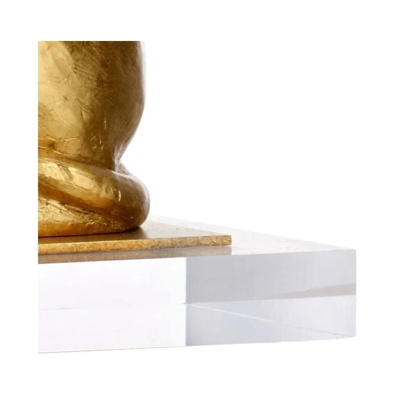 Flossie Left And Right Gold Dog Sculpture Table Lamp - LOOMLAN - Chelsea House - Table Lamps