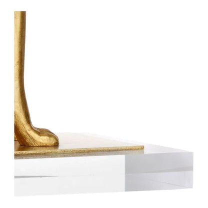 Flossie Left And Right Gold Dog Sculpture Table Lamp - LOOMLAN - Chelsea House - Table Lamps