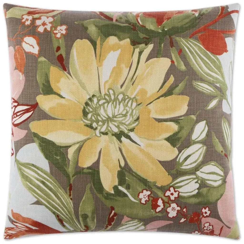 Flourish Multi Color Throw Pillow Insert - LOOMLAN - D.V. Kap - Throw Pillows