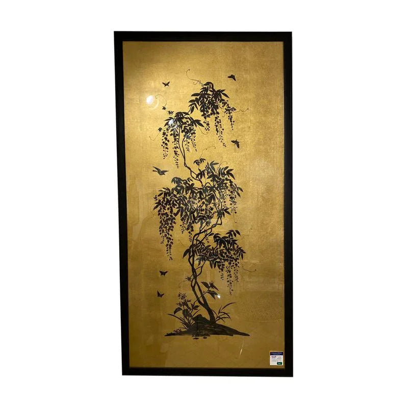 Flowering Tree Black Wood Framed Wall Decor-Framed Wall Art-Chelsea House-LOOMLAN