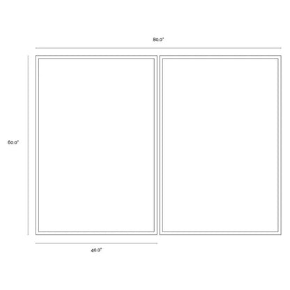 Fluidity 2PC Hand - Painted Wall Art in - LOOMLAN - SUNPAN - Canvas Art