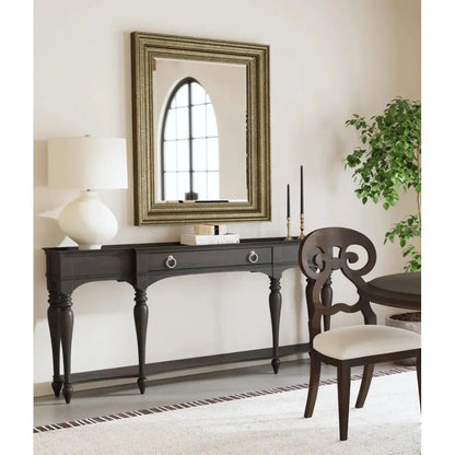 Fontana Polyurethane Brown Vertical Wall Mirror - LOOMLAN - Bassett Mirror - Wall Mirrors