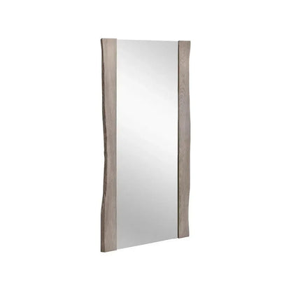 Fontana Wooden Vertical Floor Mirror-Floor Mirrors-SUNPAN-Grey-LOOMLAN
