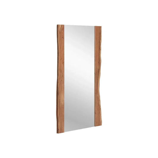 Fontana Wooden Vertical Floor Mirror-Floor Mirrors-SUNPAN-Natural-LOOMLAN