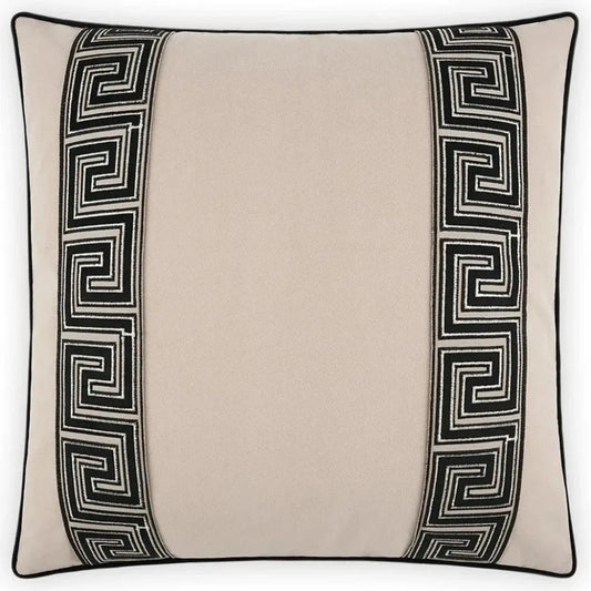 Fontanelle Ebony Black Throw Pillow Insert - LOOMLAN - D.V. Kap - Throw Pillows