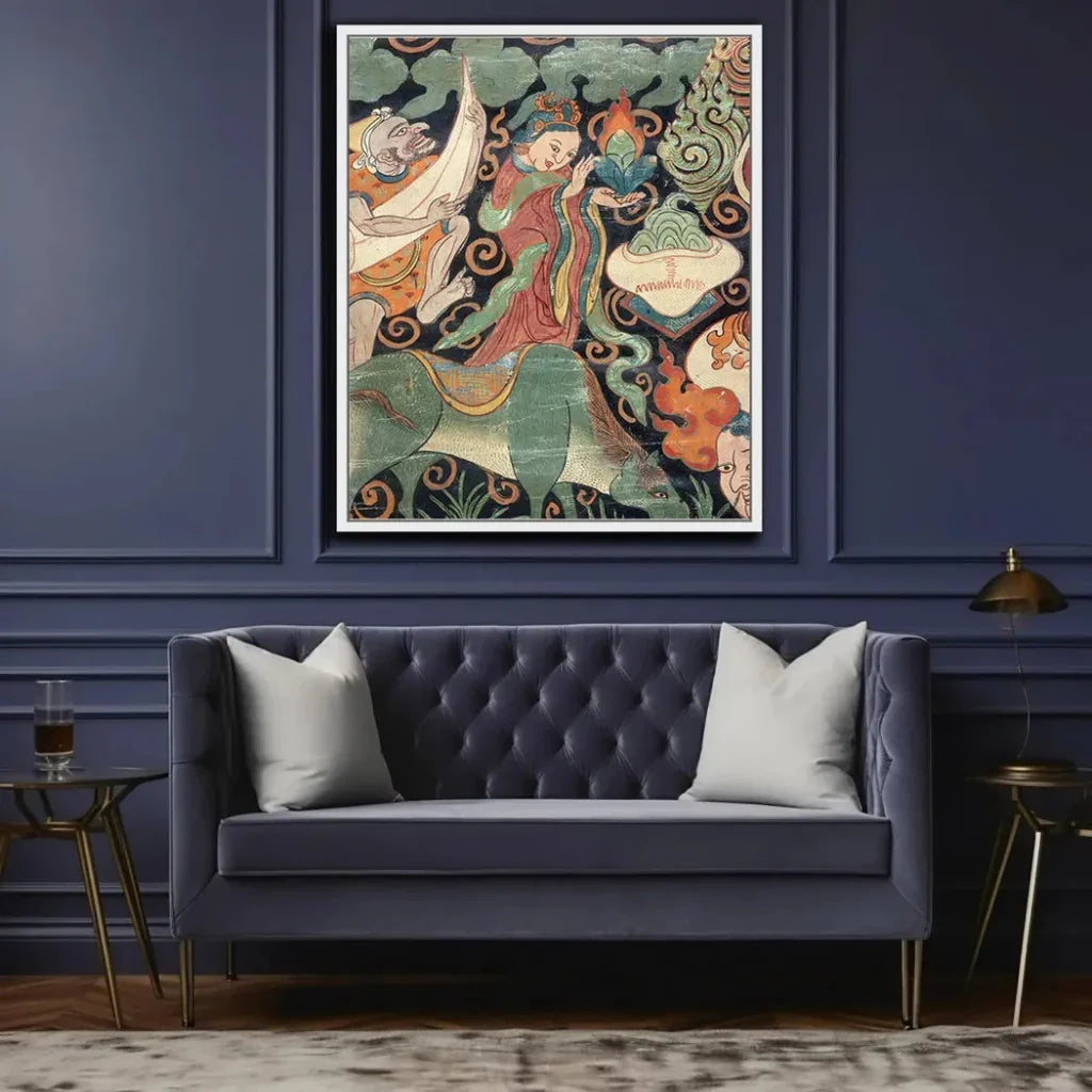 Foo Series VII Artwork d Canvas Floating - LOOMLAN - LOOMLAN - Canvas Art