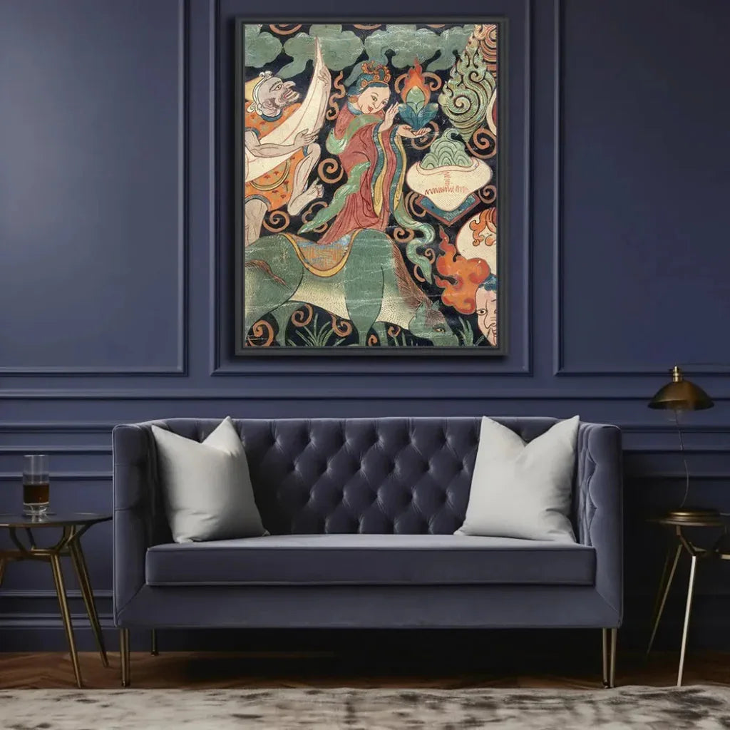 Foo Series VII Artwork d Canvas Floating - LOOMLAN - LOOMLAN - Canvas Art