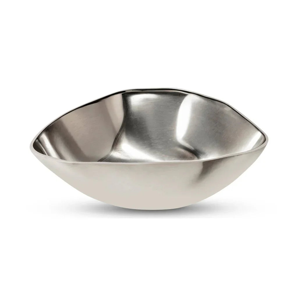 Forde Silver Sleek Design Decorative Bowl - LOOMLAN - Moe's Home - Boxes & Bowls