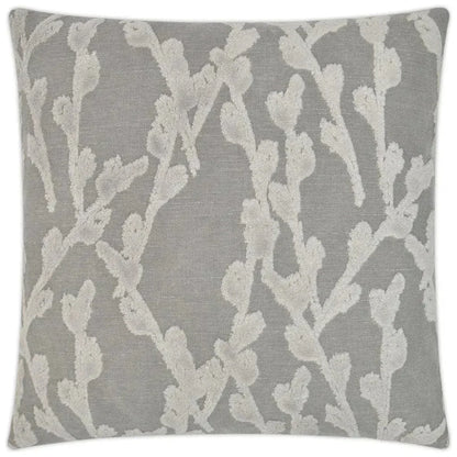 D.V. Kap Fortuna Steam Grey Throw Pillow With Insert