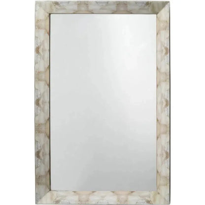 Fragment Natural Horn Rectangle Wall Mirror