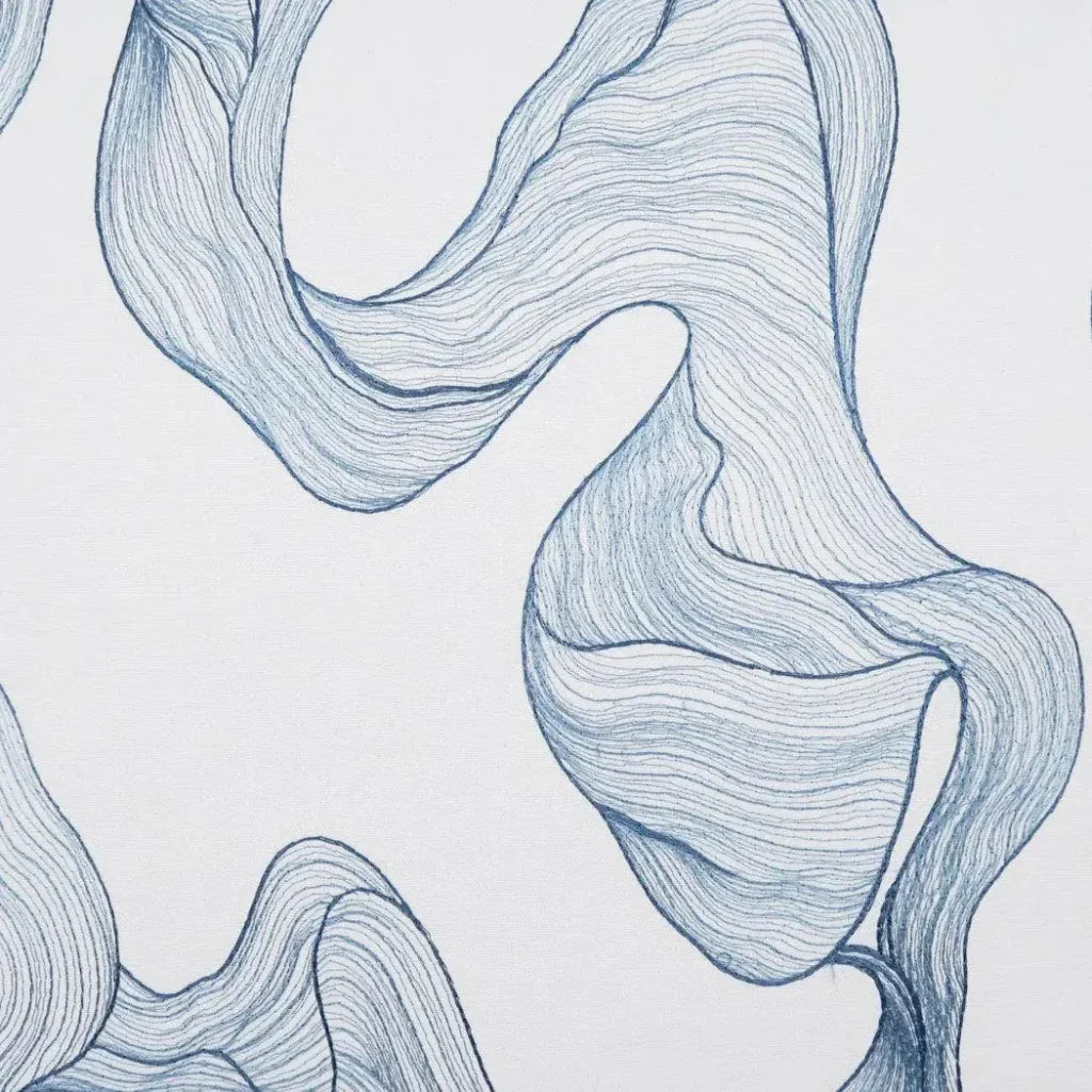 Freeport Abstract Beach Blue Large Throw Pillow Insert - LOOMLAN - D.V. Kap - Throw Pillows