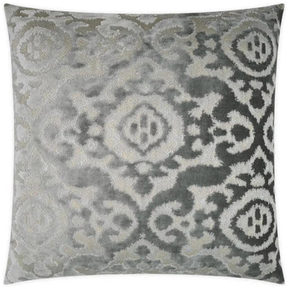 Fretwork Grey Throw Pillow With Insert - LOOMLAN - D.V. Kap - Throw Pillows