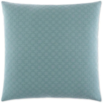 Full Circle Aqua Blue Throw Pillow Insert - LOOMLAN - D.V. Kap - Throw Pillows