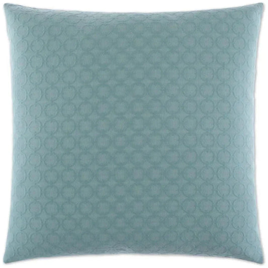 Full Circle Aqua Blue Throw Pillow Insert - LOOMLAN - D.V. Kap - Throw Pillows