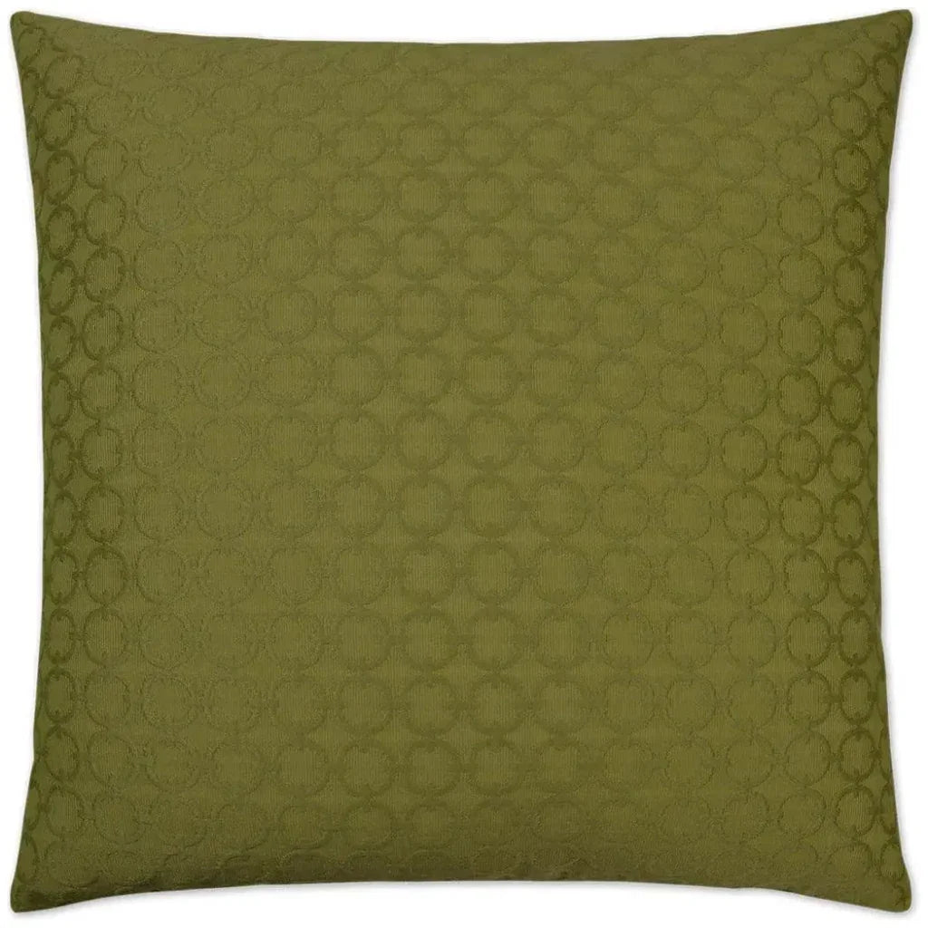 Full Circle Green Throw Pillow With Insert - LOOMLAN - D.V. Kap - Throw Pillows