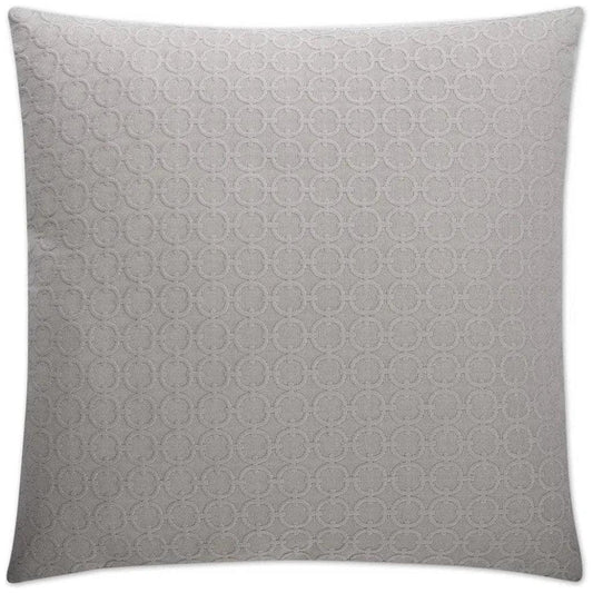 Full Circle Grey Throw Pillow With Insert - LOOMLAN - D.V. Kap - Throw Pillows