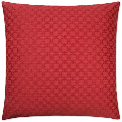 Full Circle Red Throw Pillow With Insert - LOOMLAN - D.V. Kap - Throw Pillows