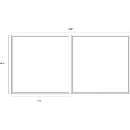 Fun & Whimsy Luxe Art Set With Black Floater - LOOMLAN - SUNPAN - Canvas Art