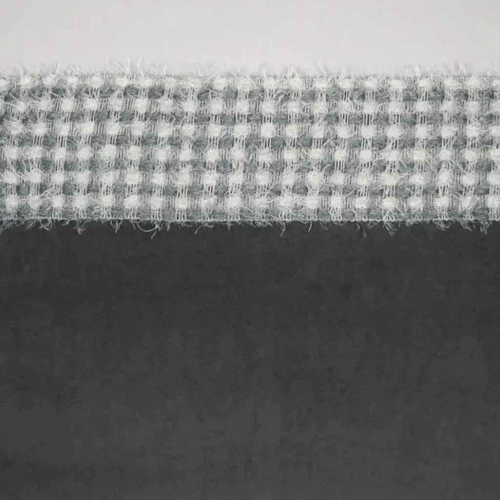 Fuzzy Stone Band Grey White Large Throw Pillow Insert - LOOMLAN - D.V. Kap - Throw Pillows