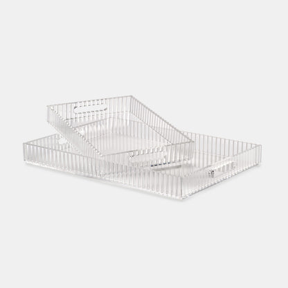 Fiona Clear Acrylic Tray - Hostess & Housewarming Gift