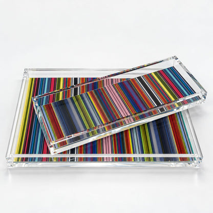 Art Clear Acrylic Tray - Hostess & Housewarming Gift