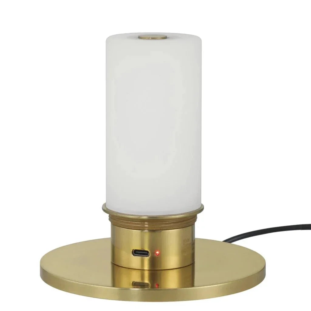 Gadabout Brass Cordless Table Lamp - LOOMLAN - Currey & Co - Table Lamps