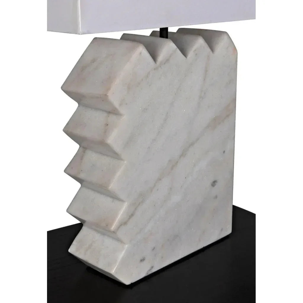 Gaheris Table Lamp White Shade - LOOMLAN - Noir - Table Lamps