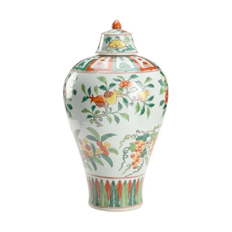 Gainborough Multicolor Design Ceramic Vase - LOOMLAN - Chelsea House - Vases & Jars
