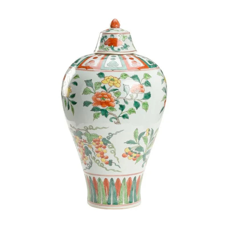 Gainborough Multicolor Design Ceramic Vase - LOOMLAN - Chelsea House - Vases & Jars