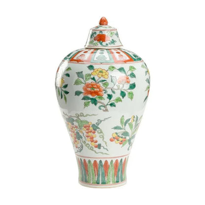 Gainborough Multicolor Design Ceramic Vase - LOOMLAN - Chelsea House - Vases & Jars