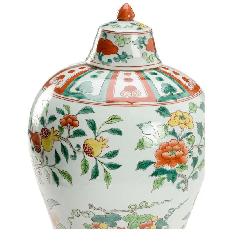 Gainborough Multicolor Design Ceramic Vase - LOOMLAN - Chelsea House - Vases & Jars