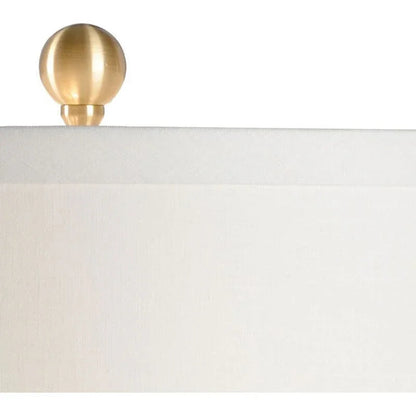 Gainsboro White Ceramic Base Table Lamp - LOOMLAN - Chelsea House - Table Lamps