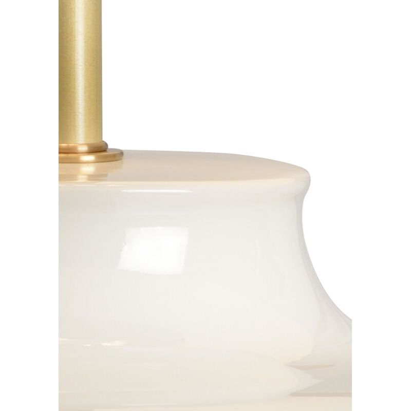 Gainsboro White Ceramic Base Table Lamp - LOOMLAN - Chelsea House - Table Lamps