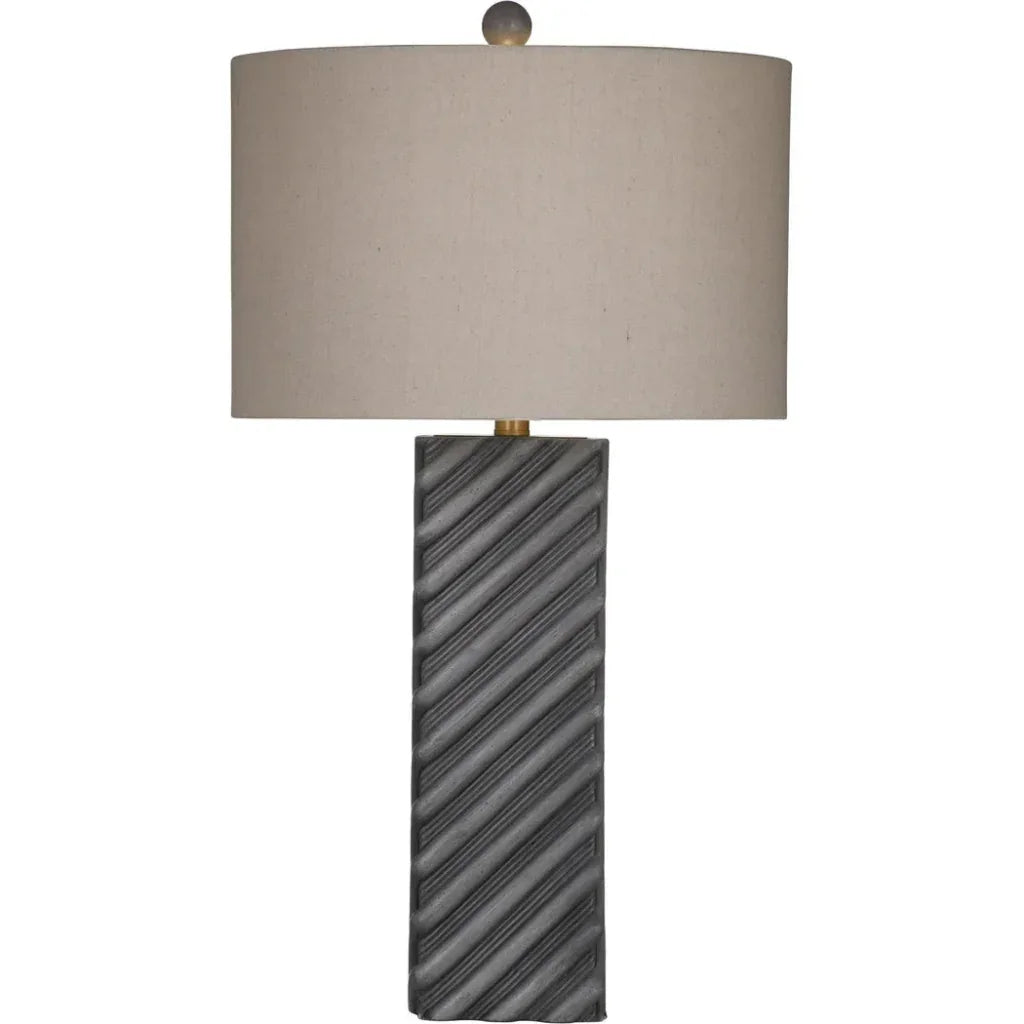 Gannex Cement Grey Table Lamp - LOOMLAN - Bassett Mirror - Table Lamps